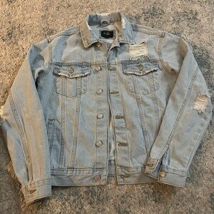 Forever 21 Men's Light Blue Denim Jacket